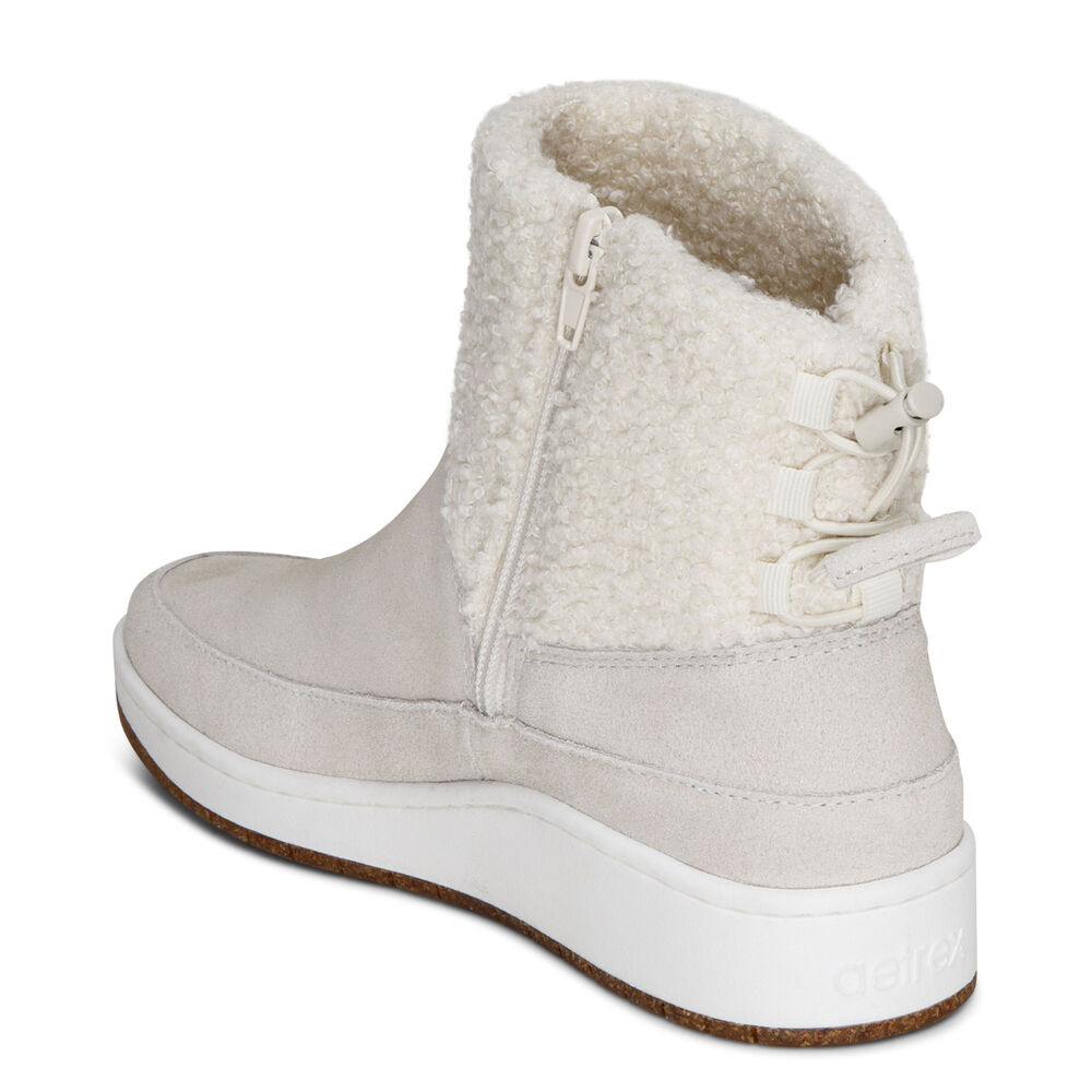 Aetrex Women's Winnie Boots - White | USA 7WOIO8G